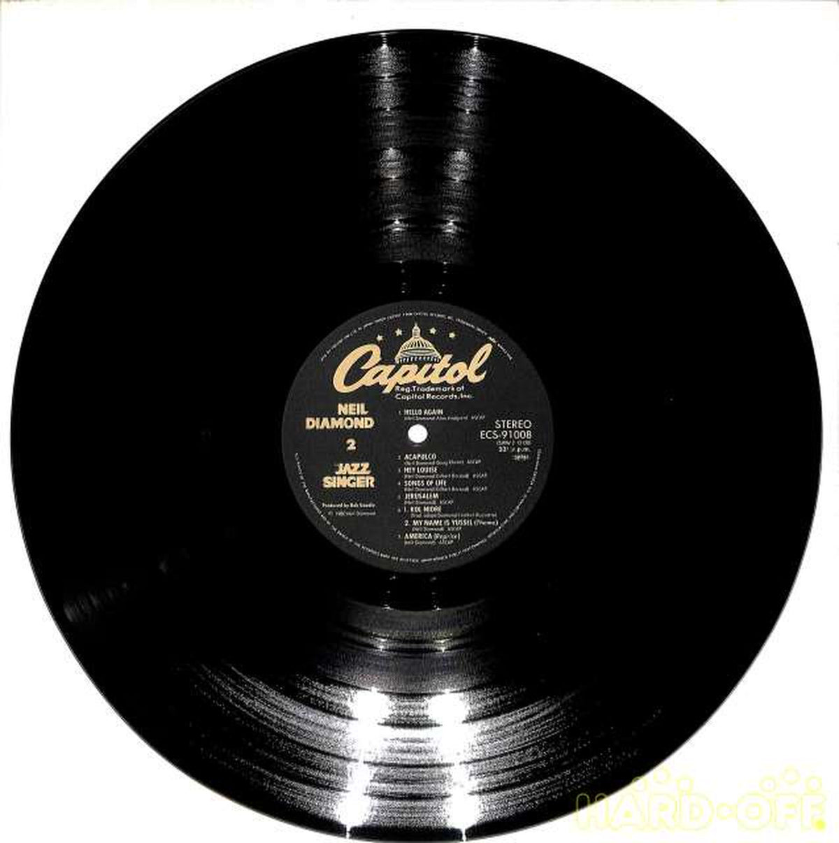 Toshiba EMI Soundtrack "Jazz Singer" ECS-91008