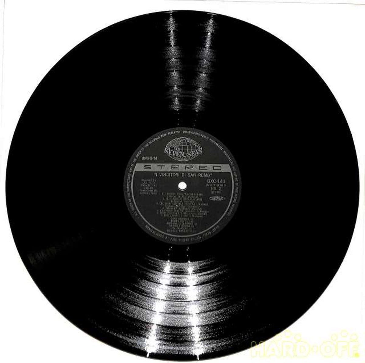 King Records All of Sun Remo Winning Songs (Omnibus) GXC-141~2 2LP