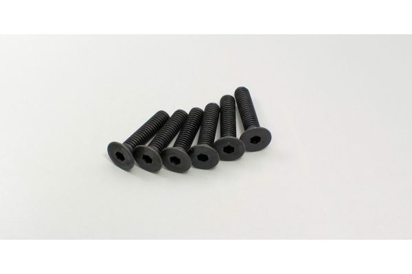 Kyosho 1-S34018H Flat Head Screw(Hex/M4x18/6pcs) - BanzaiHobby