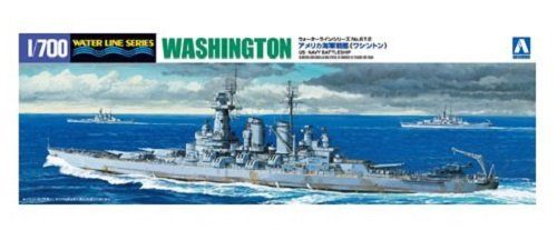 Aoshima 1/700 U.S.S Battleship Washington - BanzaiHobby