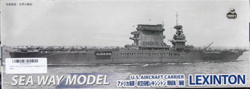 Fujimi 1/700 US Navy Aircraft Carrier Lexington Sea Way Model - BanzaiHobby