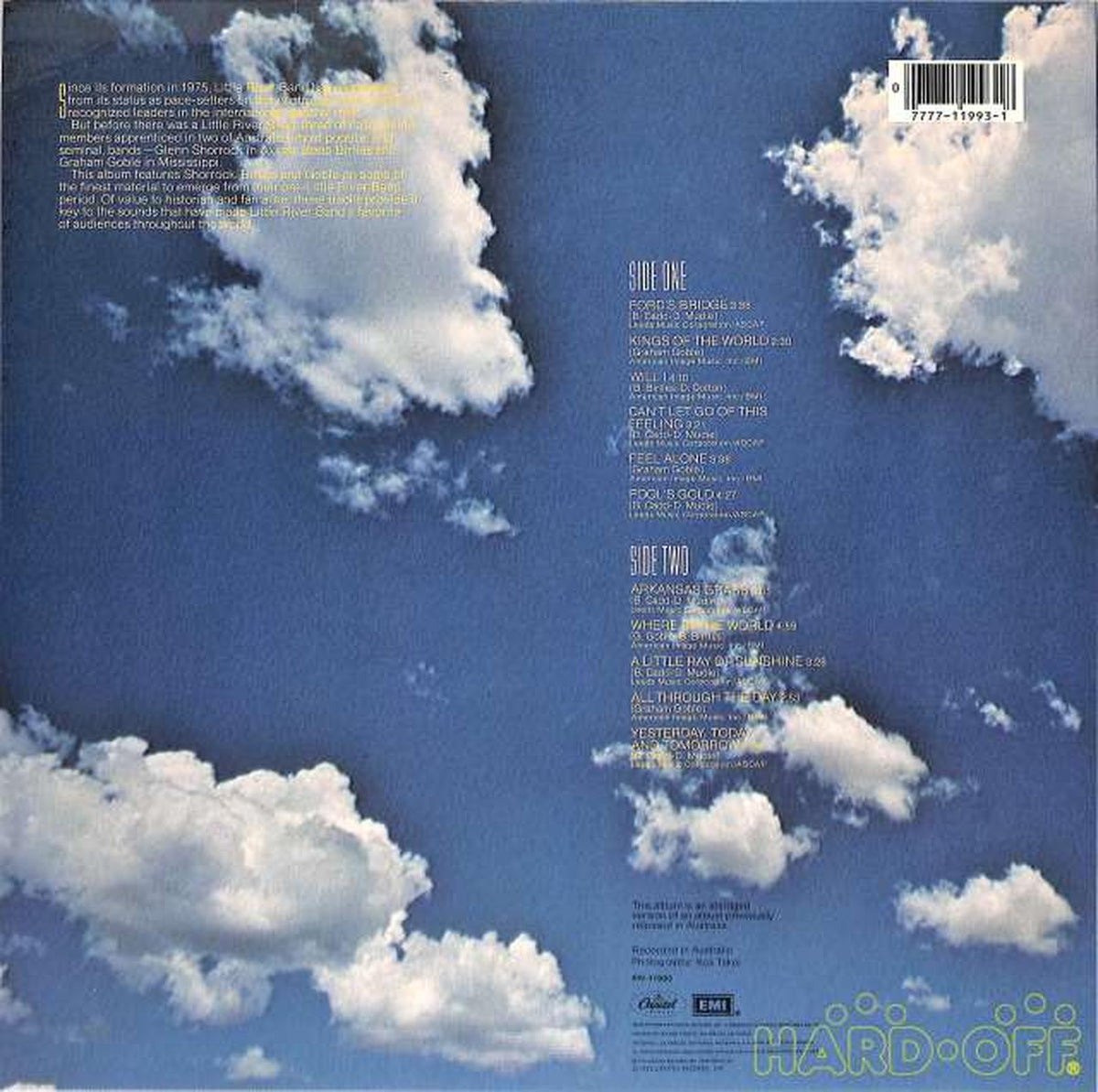 Capitol (imported, US) Little River Band 'Beginnings' SN-11993