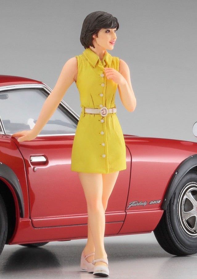 Hasegawa Datsun Fairlady 240ZG w/70`s Girls Figure - BanzaiHobby