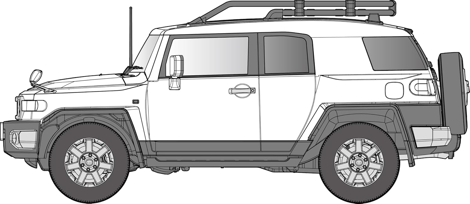 Fujimi 1/24 Car NEXT Series No.9 EX-7 Toyota FJ Cruiser (Non-Color) - BanzaiHobby