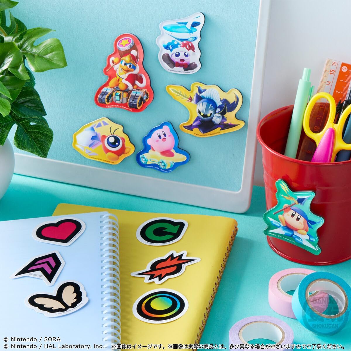 Bandai Kirby Air Riders Chara Magnets 1Box (14pcs) - Bandai Candy Banzai Hobby