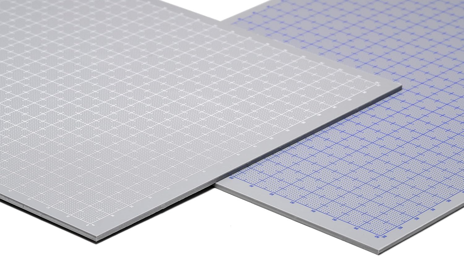 Wave OM-405 Material Series Plastic Plate B5 Gray 0.08 inch (2.0 mm) Thickness (with Graduations: White)