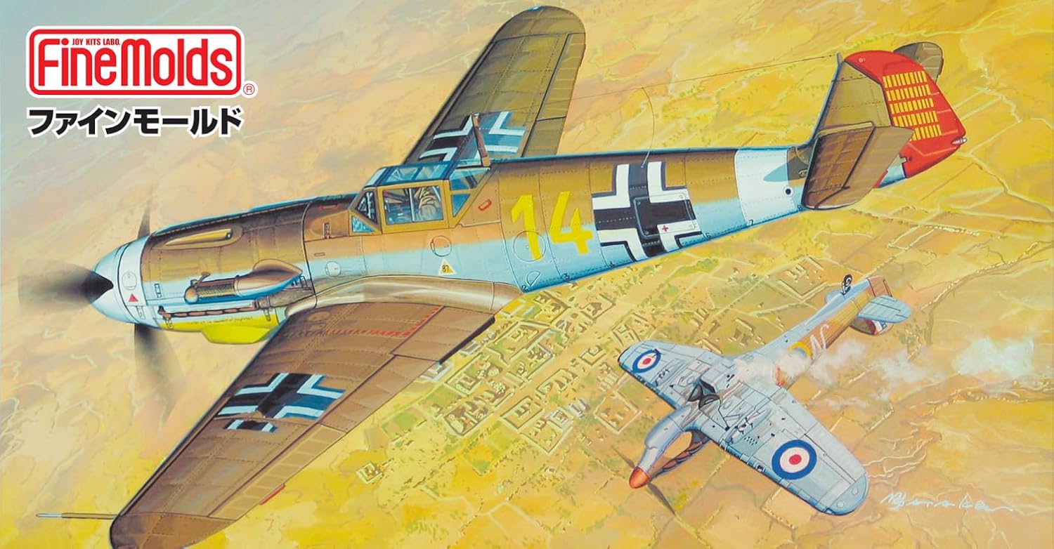 Fine Molds LW02 1/72 Messerschmitt Bf 109 F-4 Trop Marseille - BanzaiHobby