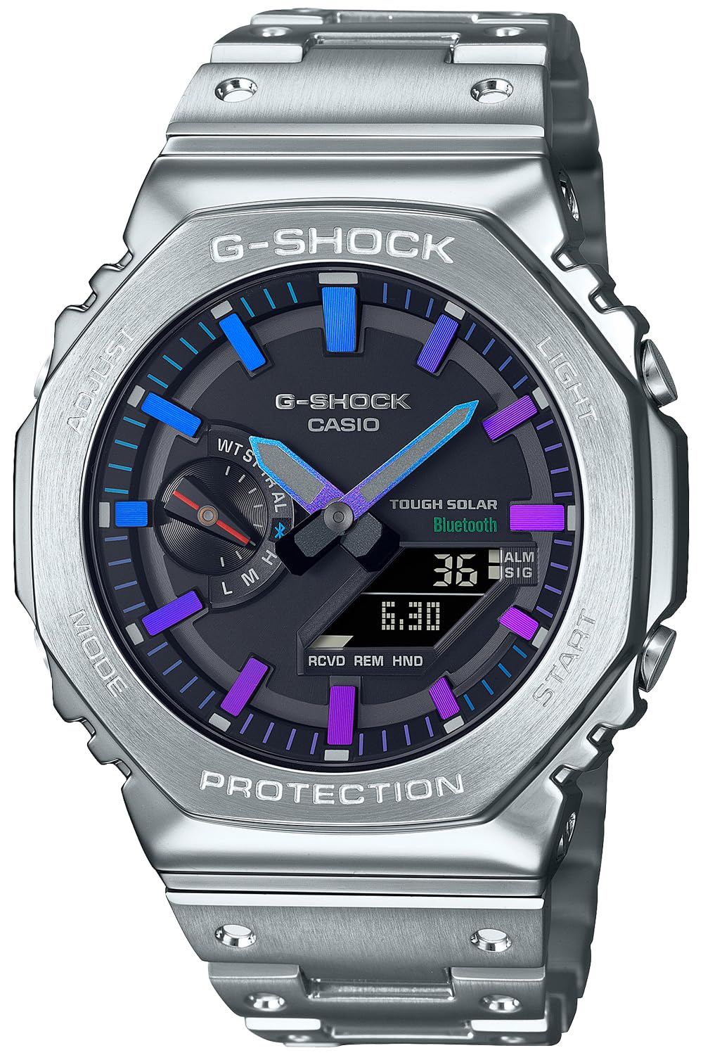 [Casio] G-Shock Watch [Domestic Genuine Product] GM-B2100PC-1AJF Men's Silver - BanzaiHobby