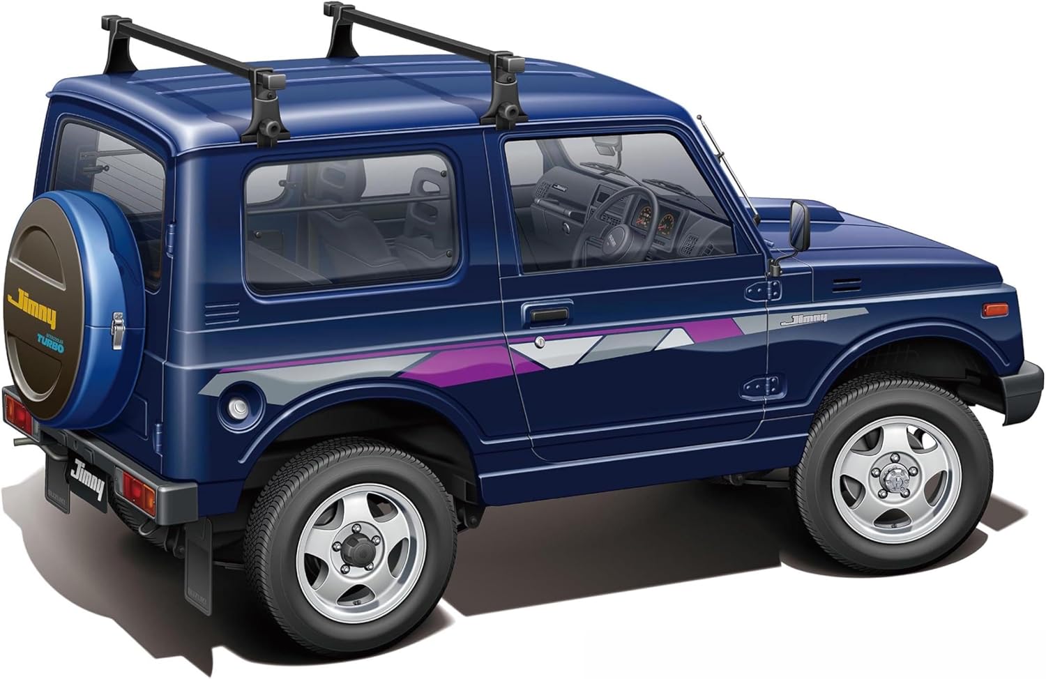 Hasegawa 20744 1/24 Suzuki Jimny (JA11-3) with Base Carrier - BanzaiHobby