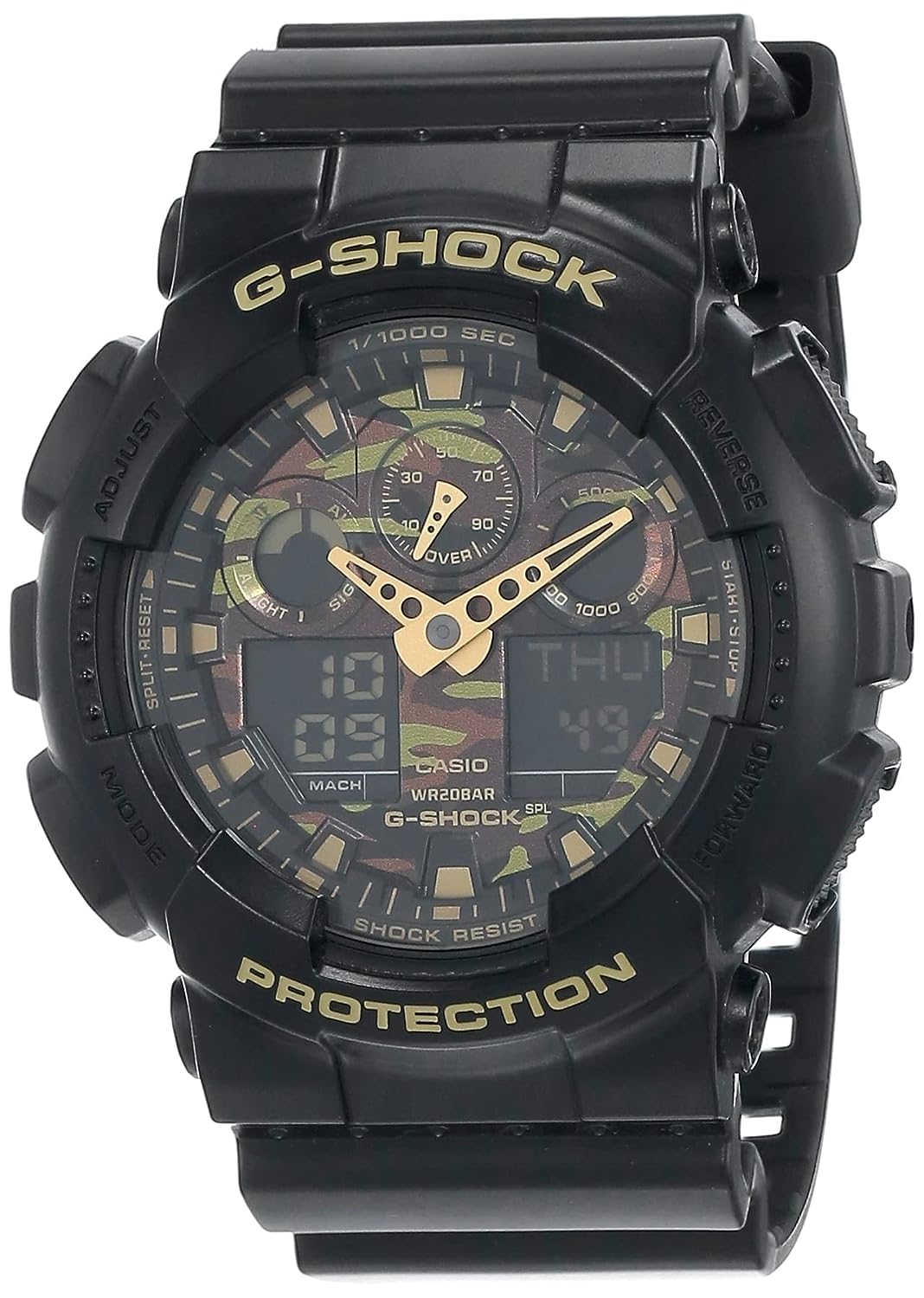 Casio G-Shock Camouflage Watch GA100CF-1A9 [カシオGショック迷彩腕時計GA100CF-1A9]