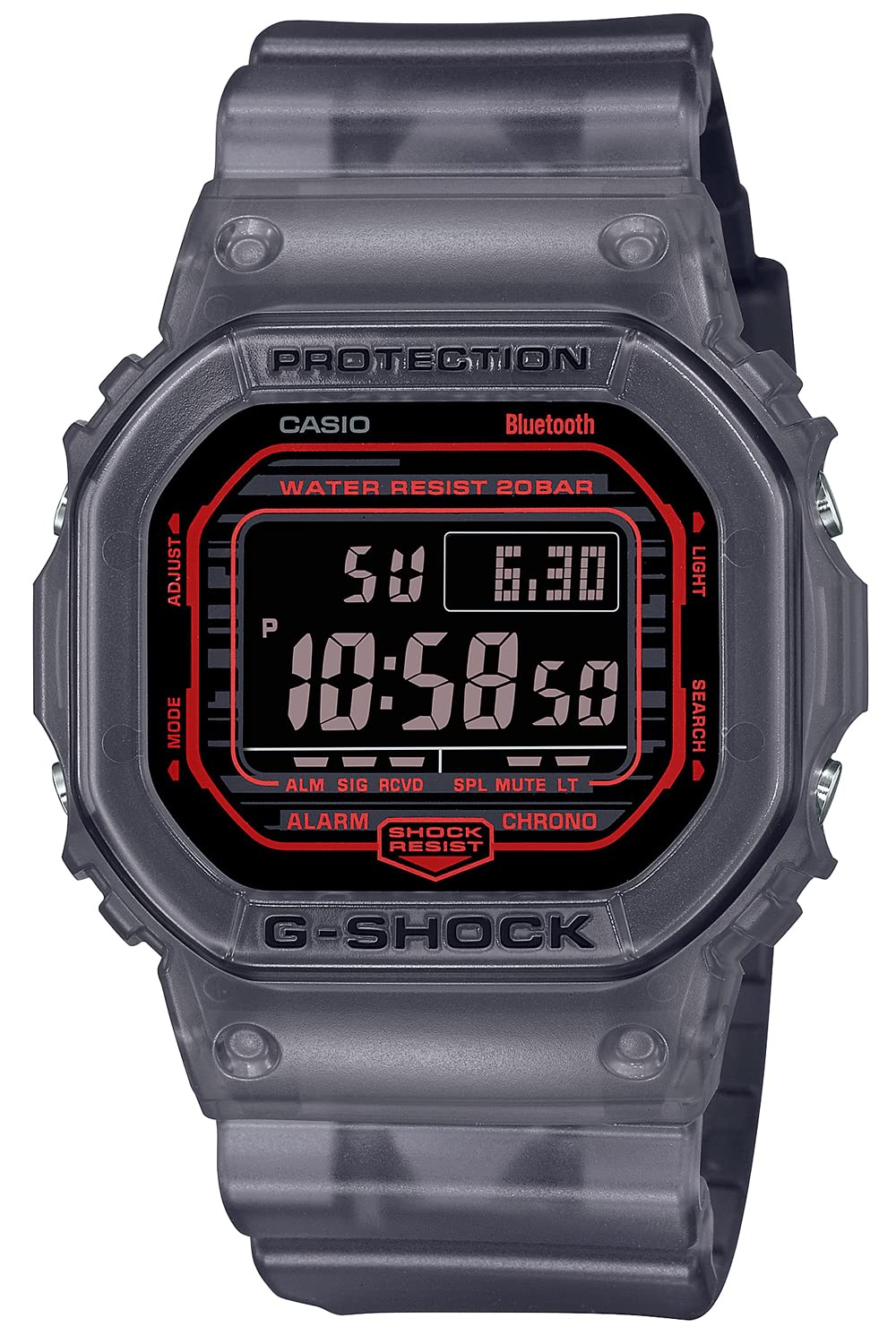 G-SHOCK [カシオ] 腕時計 ジーショック 【国内正規品】 Bluetooth搭載 DW-B5600G-1JF メンズ ブラック スケルトン - BanzaiHobby