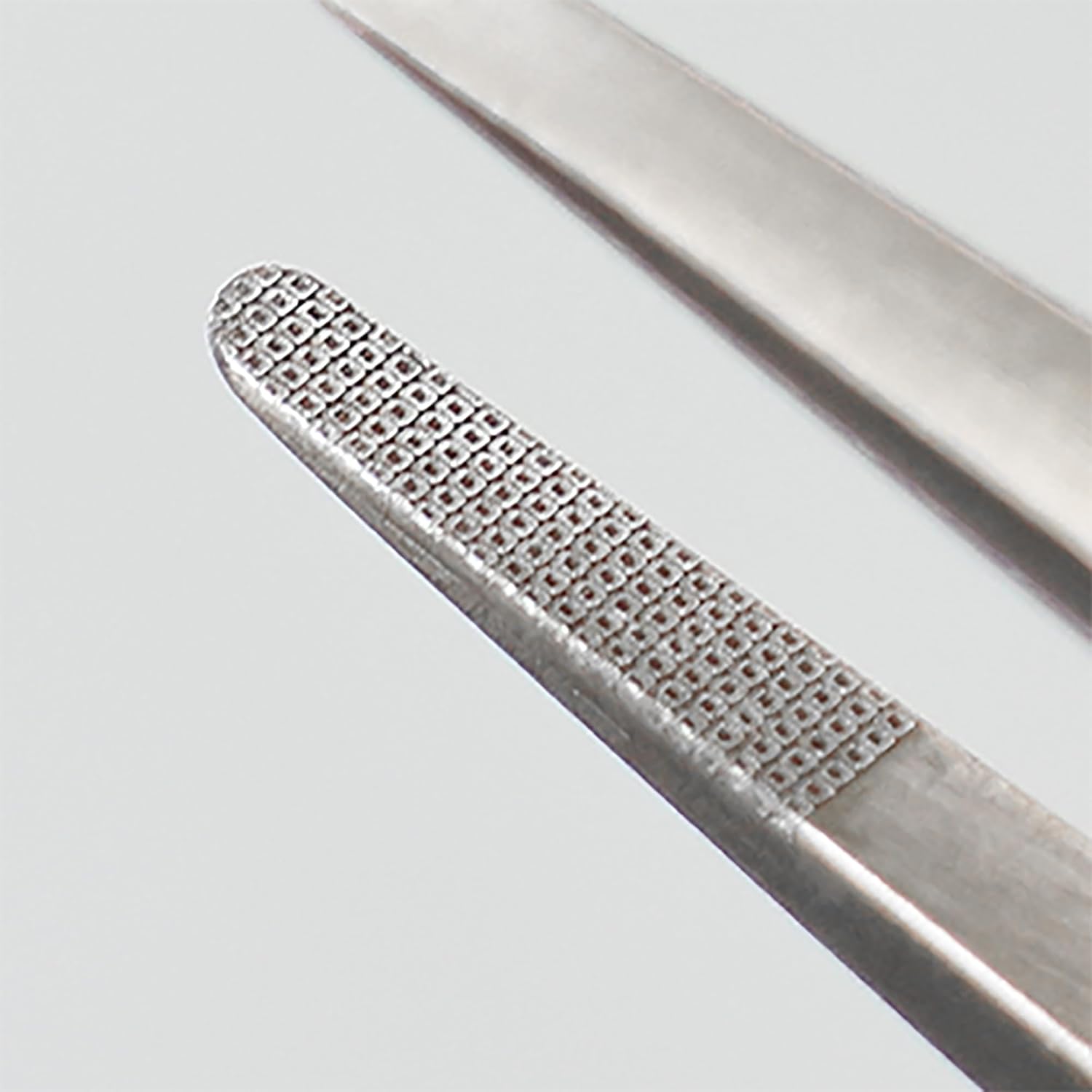 Mineshima 217-H Non Slipping Stainless Steel Tweezers with Round Tip Eagle Neck Shape Type (120 mm) - BanzaiHobby