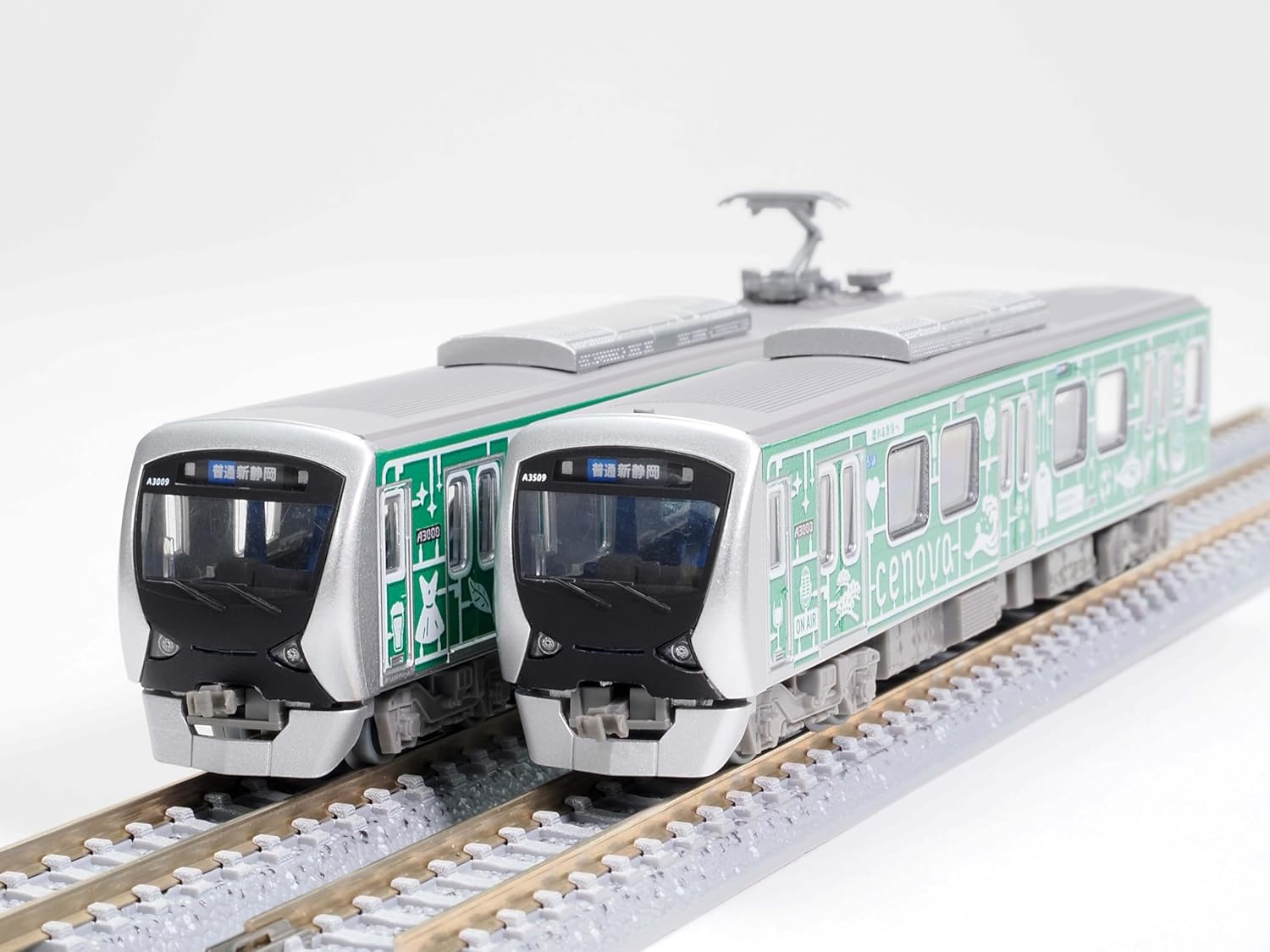 TOMYTEC The Railway Collection Shizuoka Railway A3000 Series (CENOVA TRAIN) 2 Cars Set J