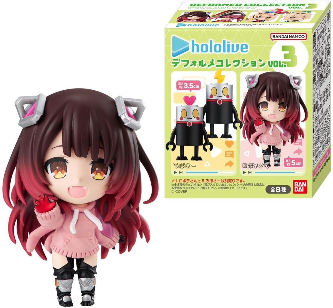 Bandai Hololive Deformed Collection Vol.3 (Set of 8) - BanzaiHobby