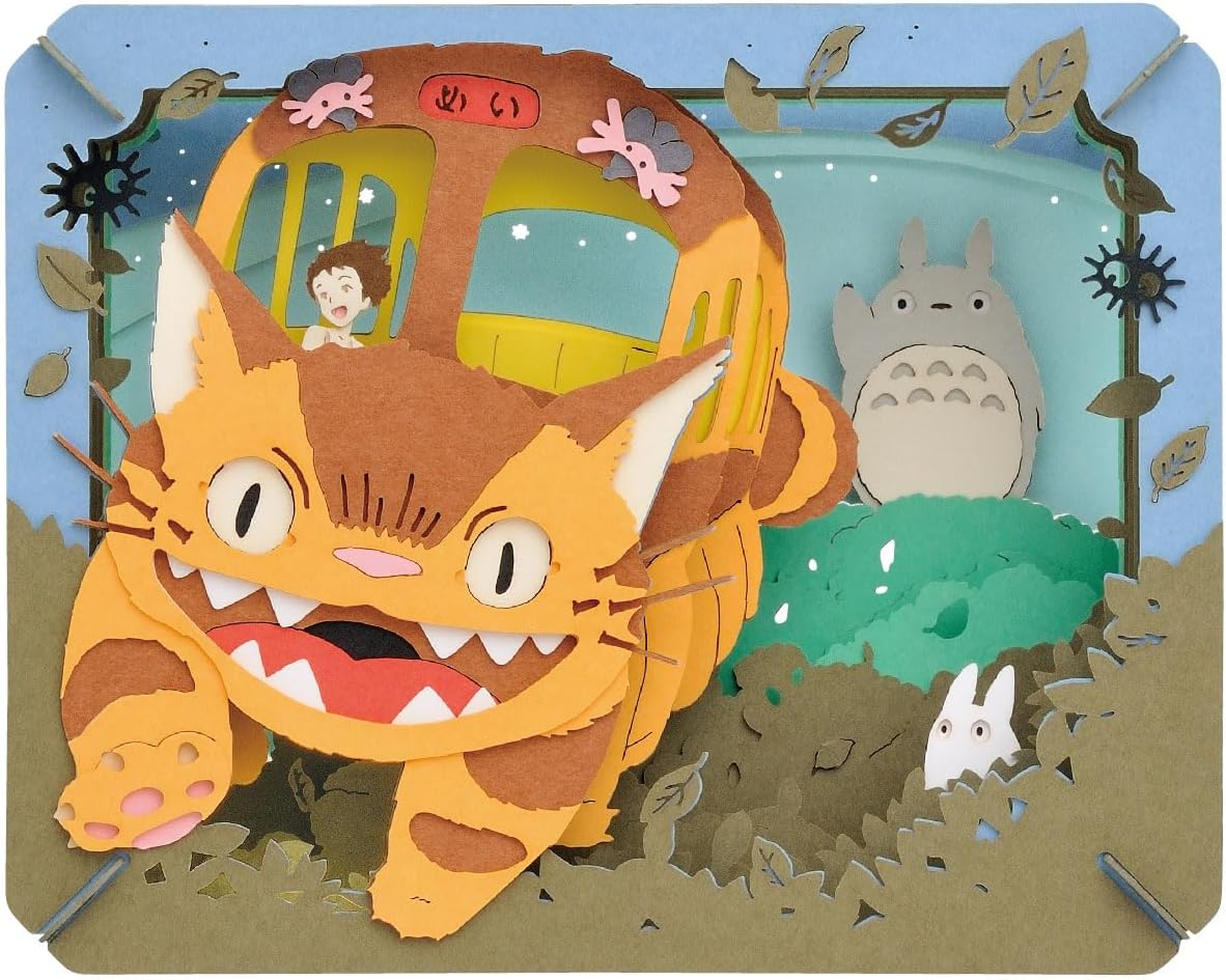 Ensky PT-101X Picking up Mei from My Neighbor Totoro - Paper Theater