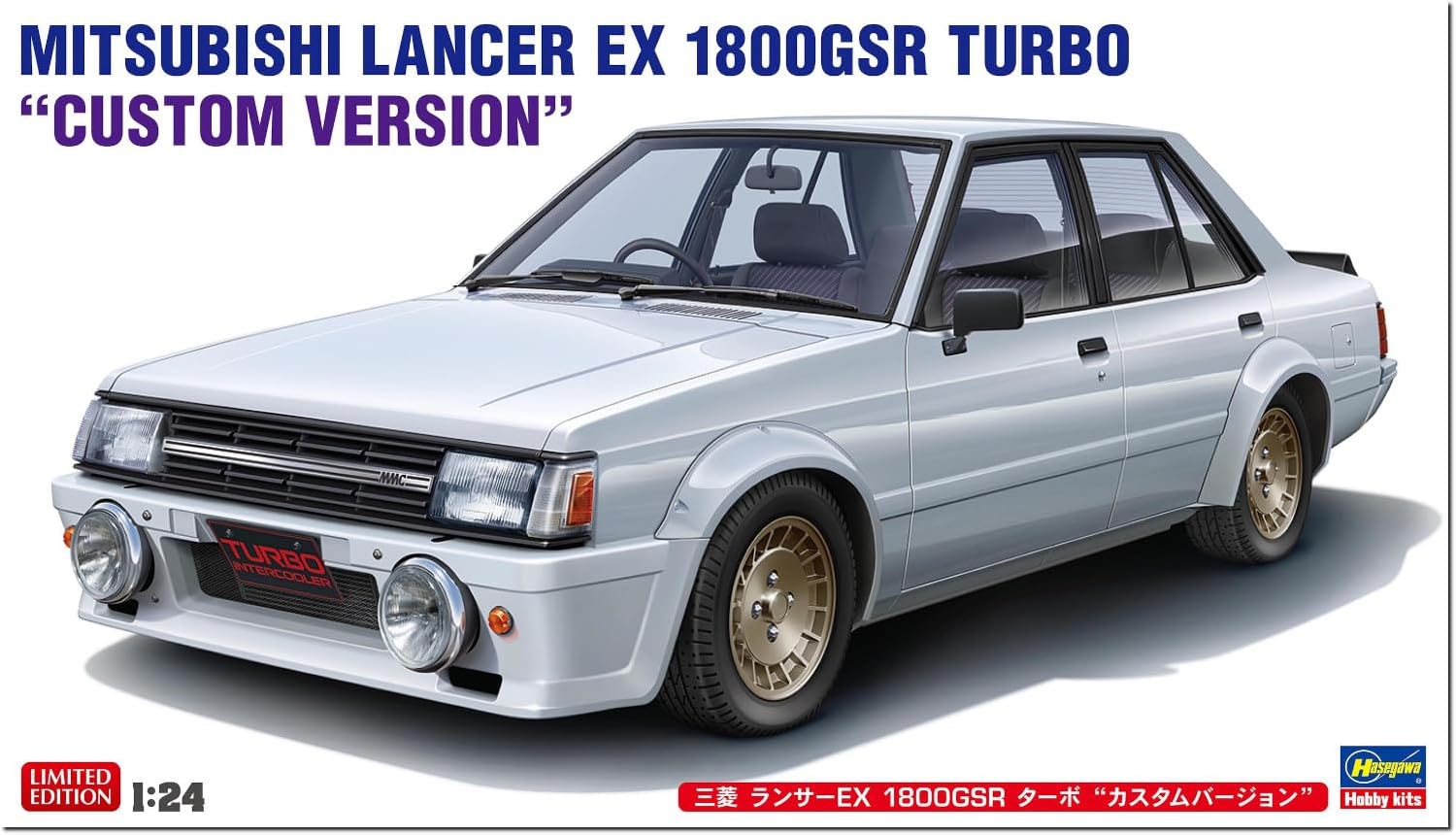 Hasegawa 20740 1/24 Mitsubishi Lancer EX 1800GSR Turbo Custom Version - BanzaiHobby