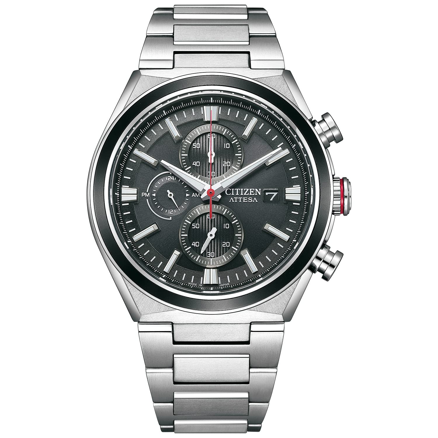 CITIZEN Attesa Eco-Drive CA0836-68E Herrenuhr, Schwarz - BanzaiHobby