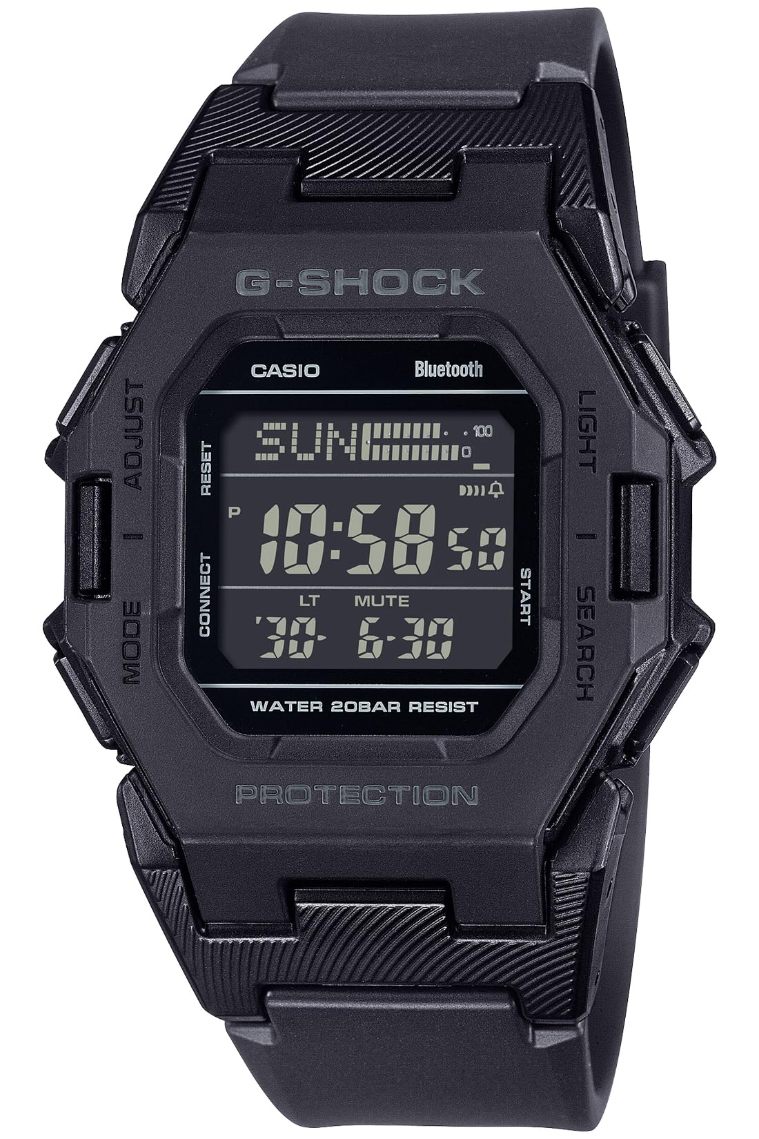 ジーショック [カシオ] 腕時計 【国内正規品】Bluetooth搭載 歩数計測機能 GD-B500-1JF メンズ ブラック - BanzaiHobby