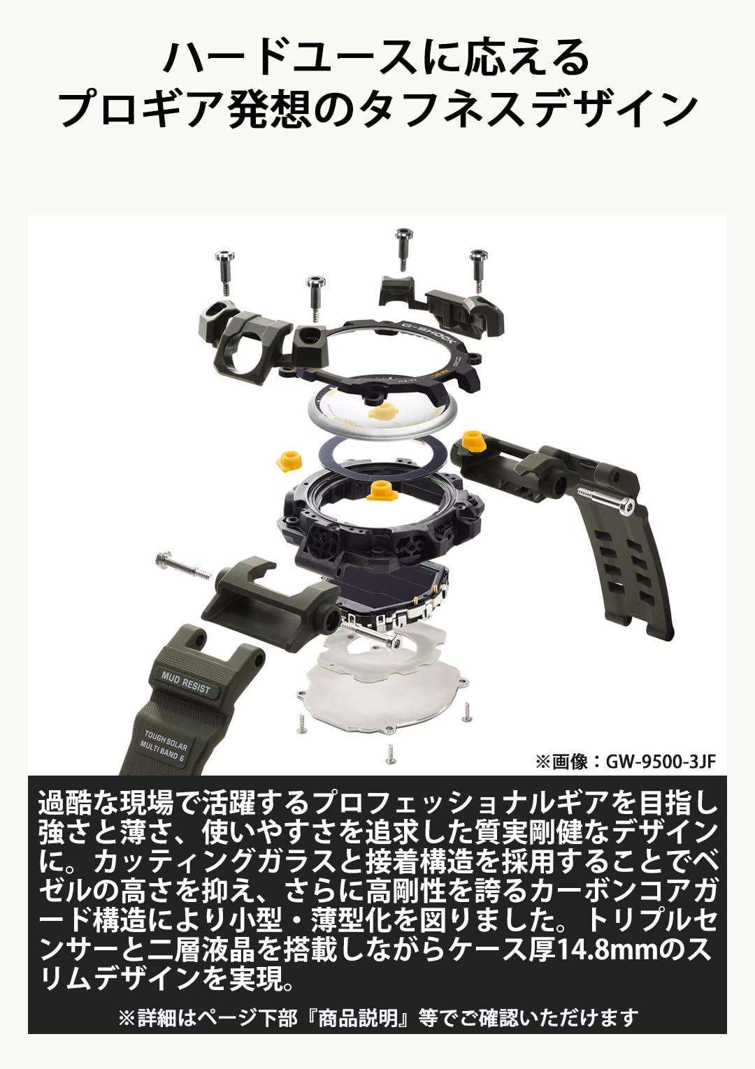 G-SHOCK MUDMAN GW-9500MH-5JF カシオ 電波ソーラー 腕時計 国内正規品