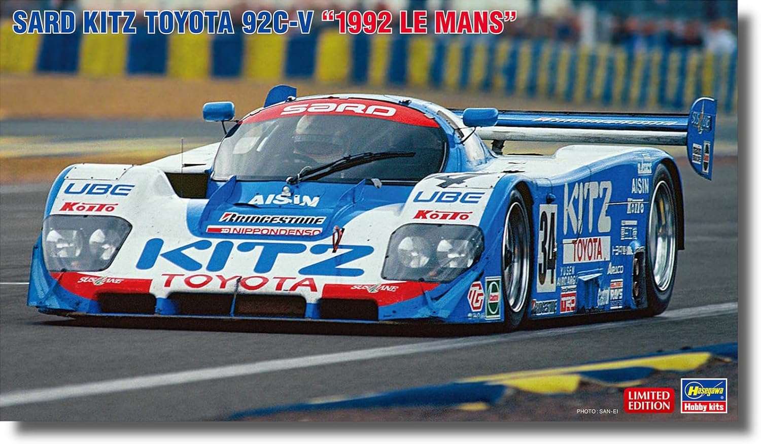 Hasegawa 20706 1/24 Third Kitts Toyota 92C-V "1992 Le Mans" - BanzaiHobby