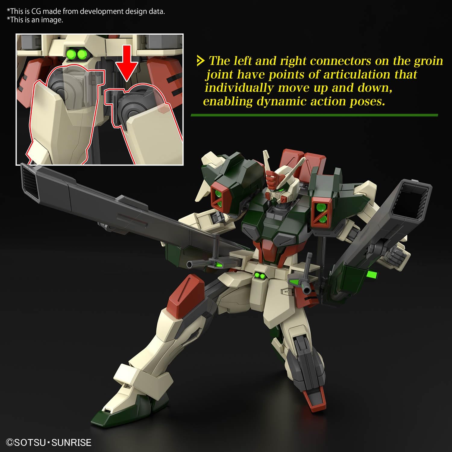 Bandai HGCE253 Lightning Buster Gundam (Mobile Suit Gundam SEED Freedom)