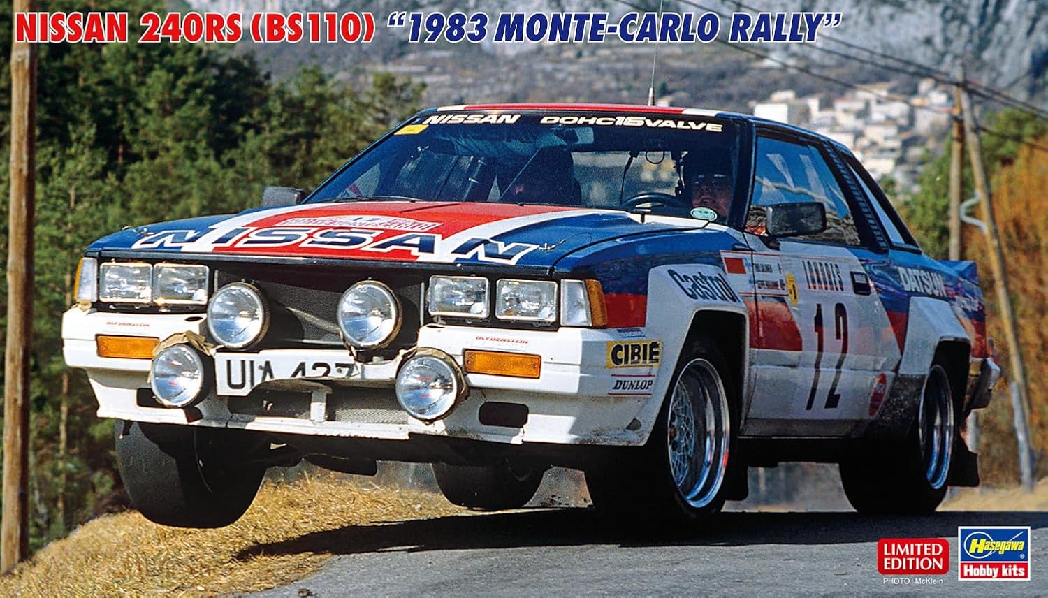 Hasegawa 20727 1/24 Nissan 240RS (BS110) 1983 Monte Carlo Rally - BanzaiHobby