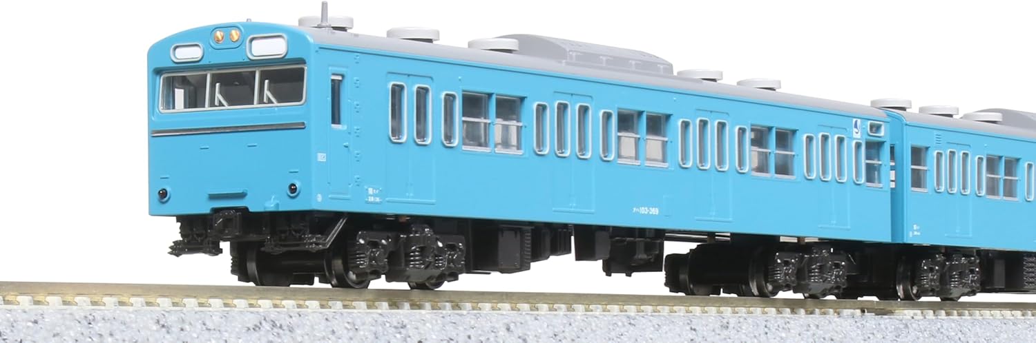 KATO 10-1743A N-Gauge 103 Series Sky Blue 4 Cars Set 1