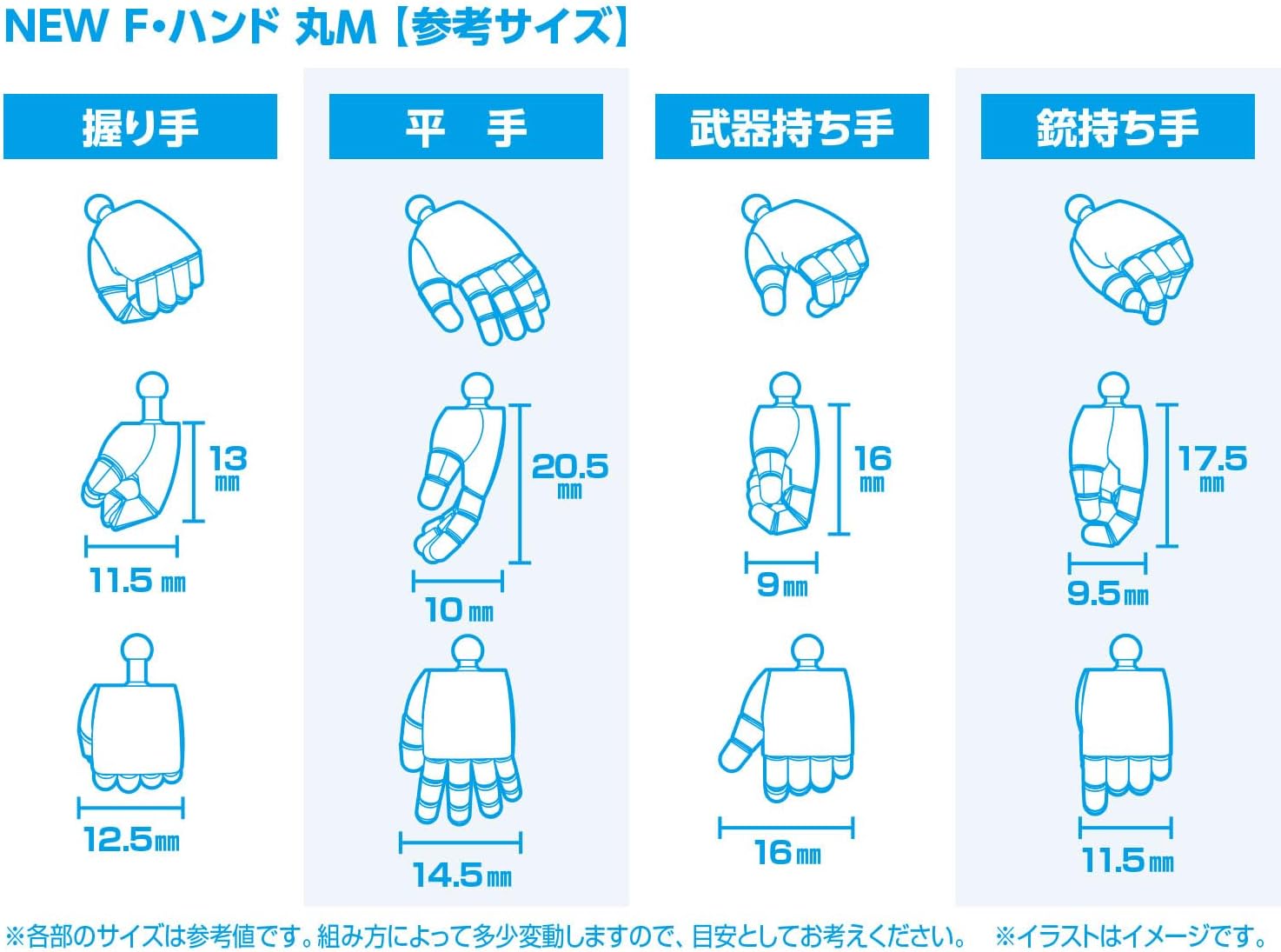 Wave OP751 NEW F-Hand Round M Gray - BanzaiHobby