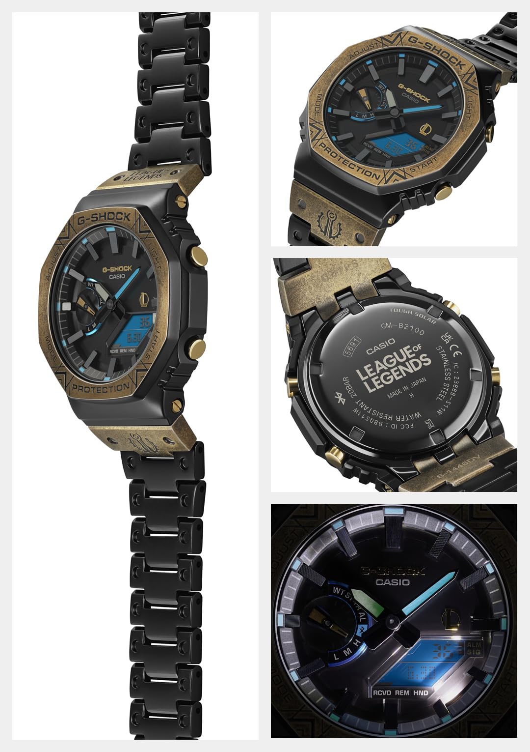 [カシオ] 腕時計 ジーショック【国内正規品】GM-B2100LL-1AJRメンズ ブラック - BanzaiHobby