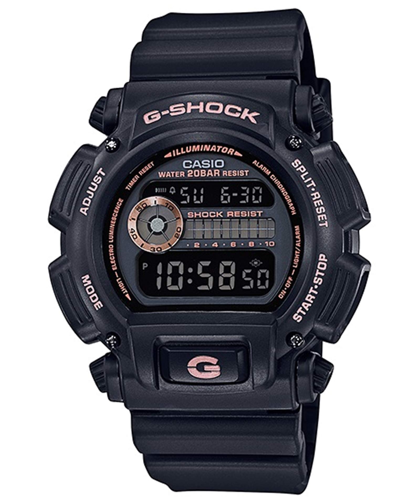 [ジーショック]G-SHOCK カシオ デジタル メンズ 腕時計 黒 ブラック ウレタン DW-9052GBX-1A4 海外モデル [並行輸入品]