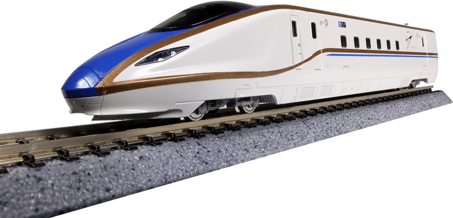 [PO AUG 2024] KATO 12-004 Traveling N Gauge E7 Series Shinkansen Kagayaki Model Train - BanzaiHobby