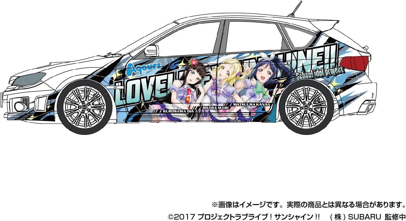 Aoshima 1/24 Itasha Series No.2 Love Live Sunshine!! GRB Impreza WRX STI '10 (Subaru)