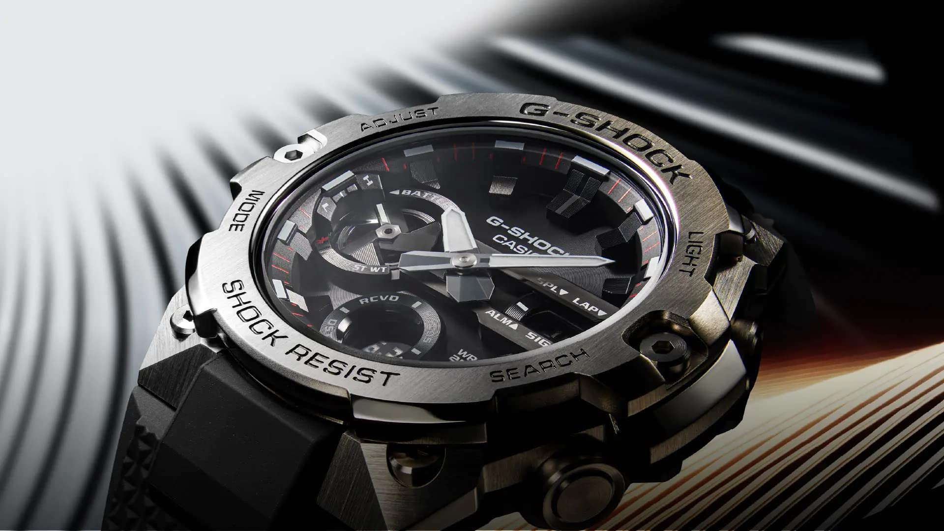 CASIO カシオ G-SHOCK ジーショック Gショック Gスチール G-STEEL Bluetooth 腕時計 時計 メンズ タフソーラー ステンレス GST-B400-1A [並行輸入品]
