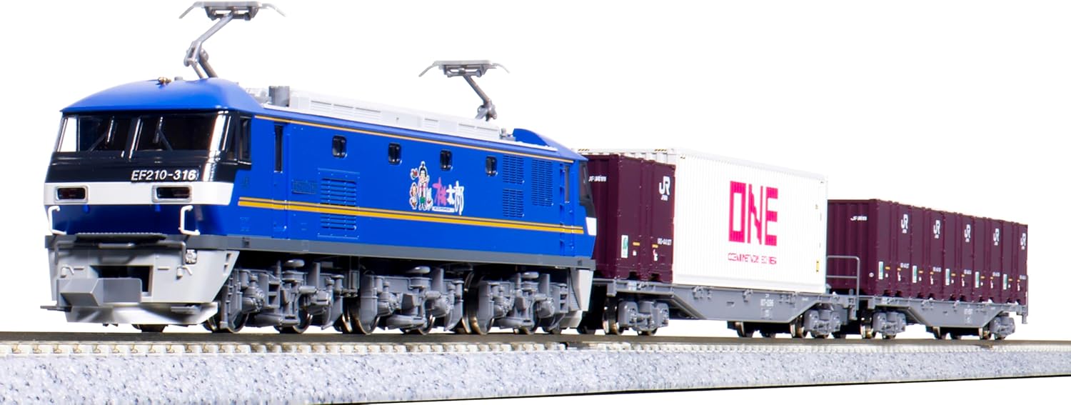 KATO 10-045 EF210 Container Train 3 Cars Set