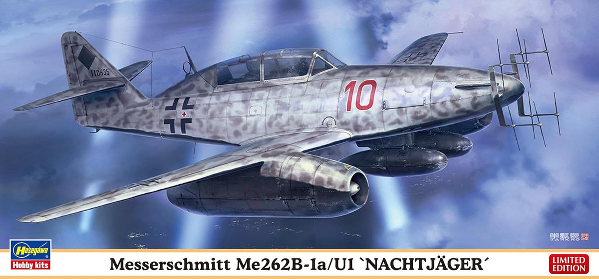 Hasegawa 02541 1/72 Messerschmitt Me262B-1a/U1 Nachtjager