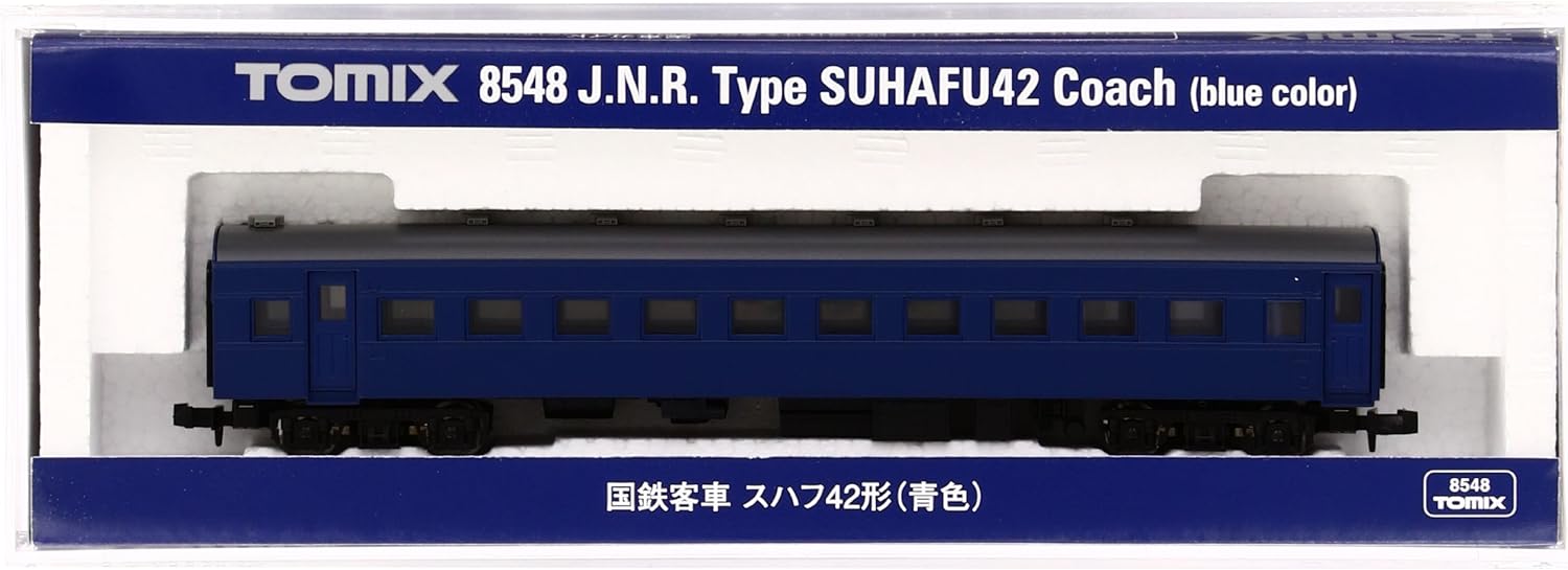 [PO APRIL 2024] TOMIX N Gauge Suhaf 42 Blue 8548 Model Train Passenger Car - BanzaiHobby