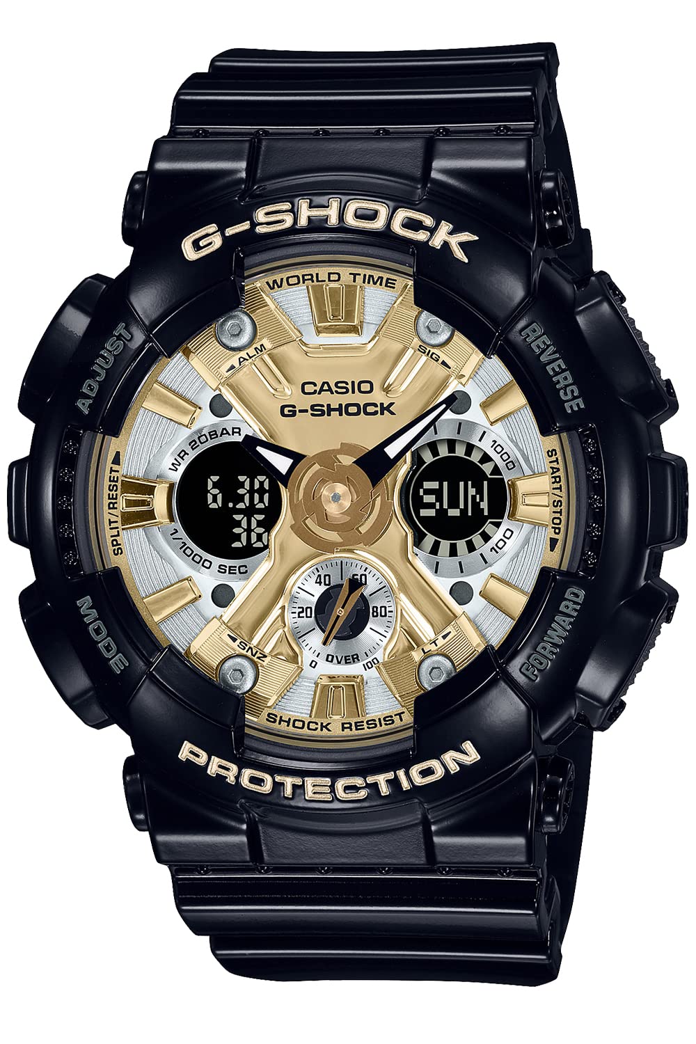 [Casio] G-Shock-Uhr [Inländisches Originalprodukt] Web Limited Mid-Size-Modell GMA-S120GB-1AJF Damen Schwarz – BanzaiHobby