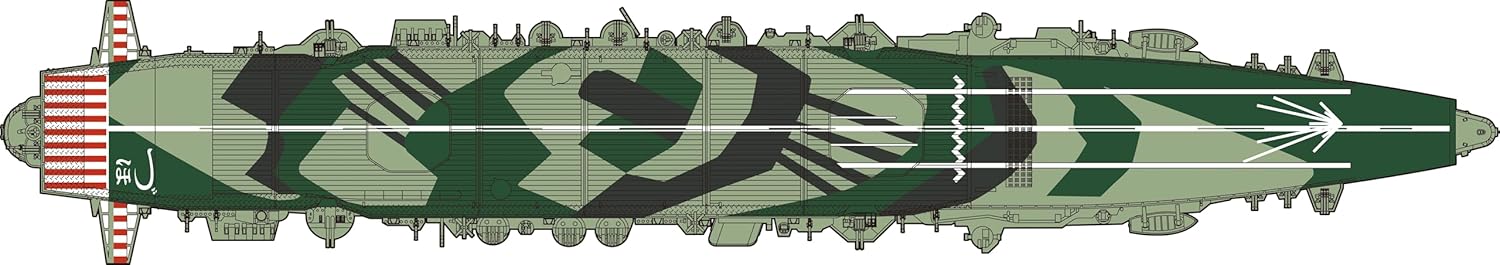 Fujimi FH-34EX-2 1/700 Japanese Navy Aircraft Carrier Zuiho (1944) Full Hull Model with Painted Flight Deck - BanzaiHobby
