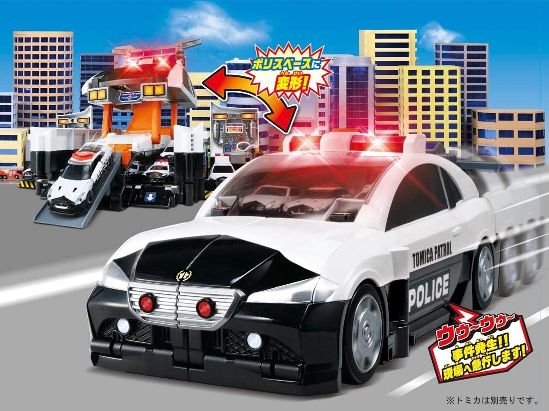 Tomica World Big Transformation! Big Patrol Car