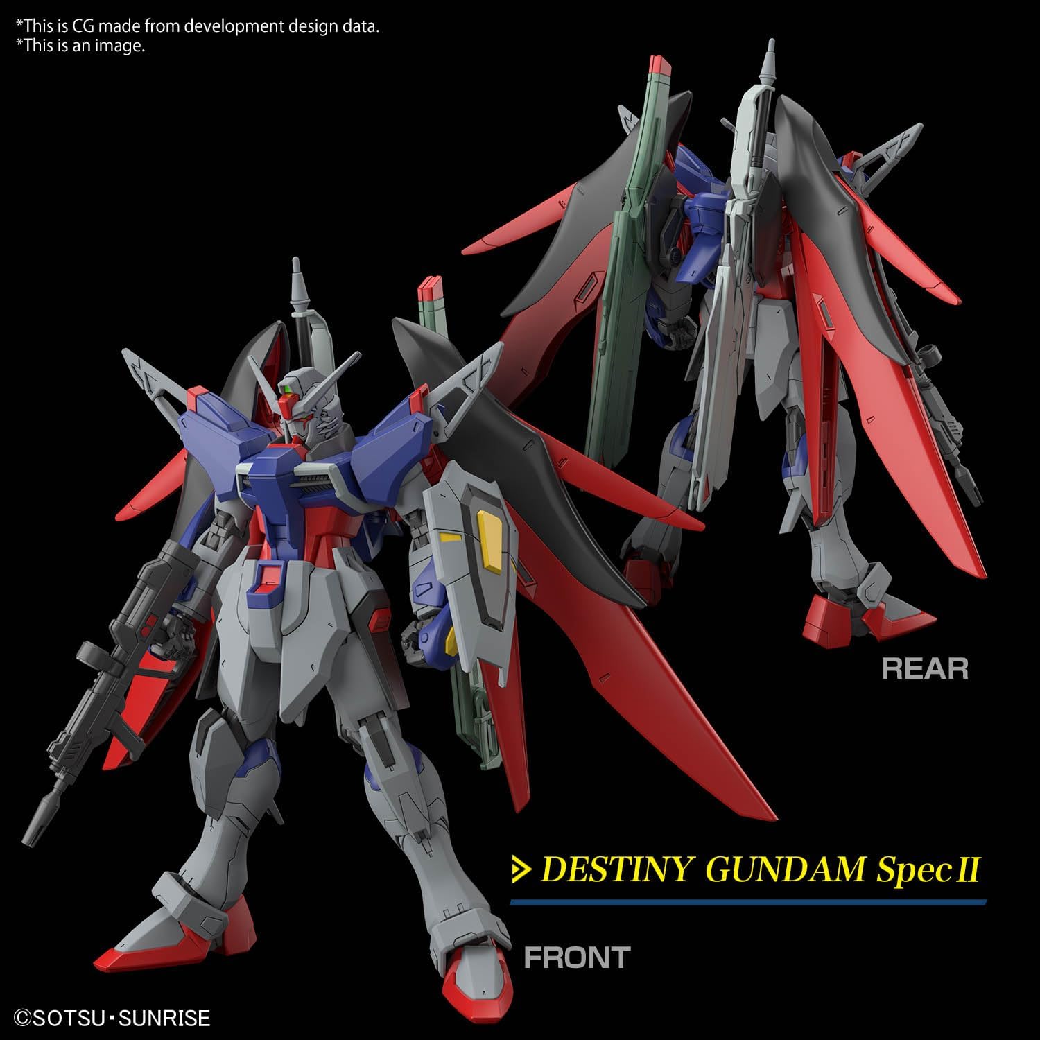 Bandai HGCE258 Destiny Gundam SpecⅡ& Zeus Silhouette - BanzaiHobby