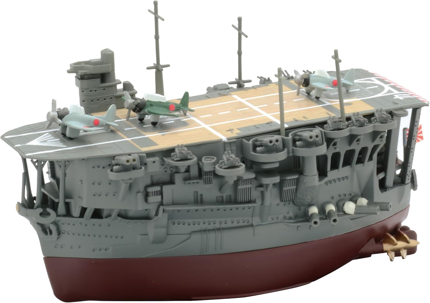 Fujimi Chibi Maru Fleet Series No. 10EX-2 Chibimaru Fleet Kaga Special Edition (Includes Etched Parts and Wooden Deck Stickers)