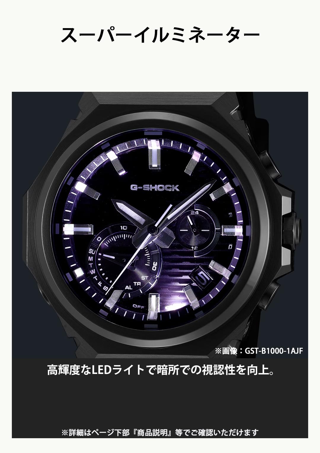 G-SHOCK G-STEEL GST-B1000-1AJF カシオ Bluetooth 搭載 タフソーラー 腕時計 国内正規品