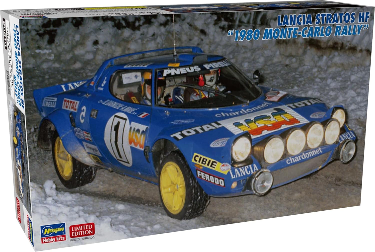 Hasegawa 20810 1/24 Lancia Stratos HF 1980 Monte-Carlo Rally - BanzaiHobby