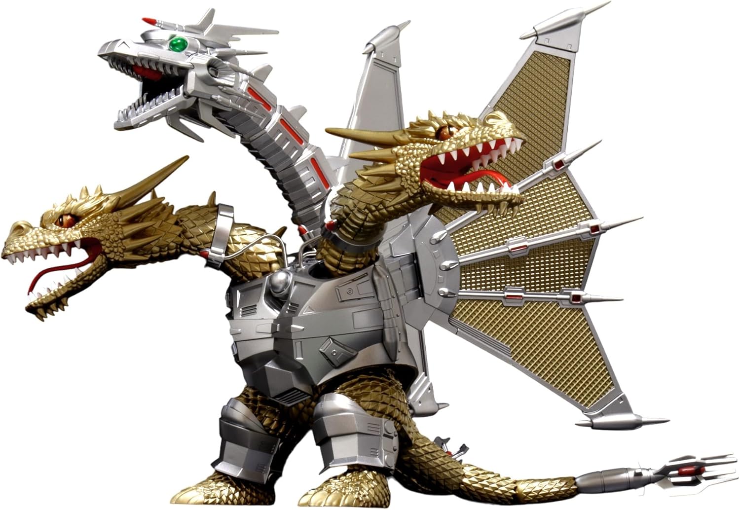 Fujimi Chibi Maru Godzilla Series No.10 EX-1 Mecha King Ghidorah Luxurious Plated Version