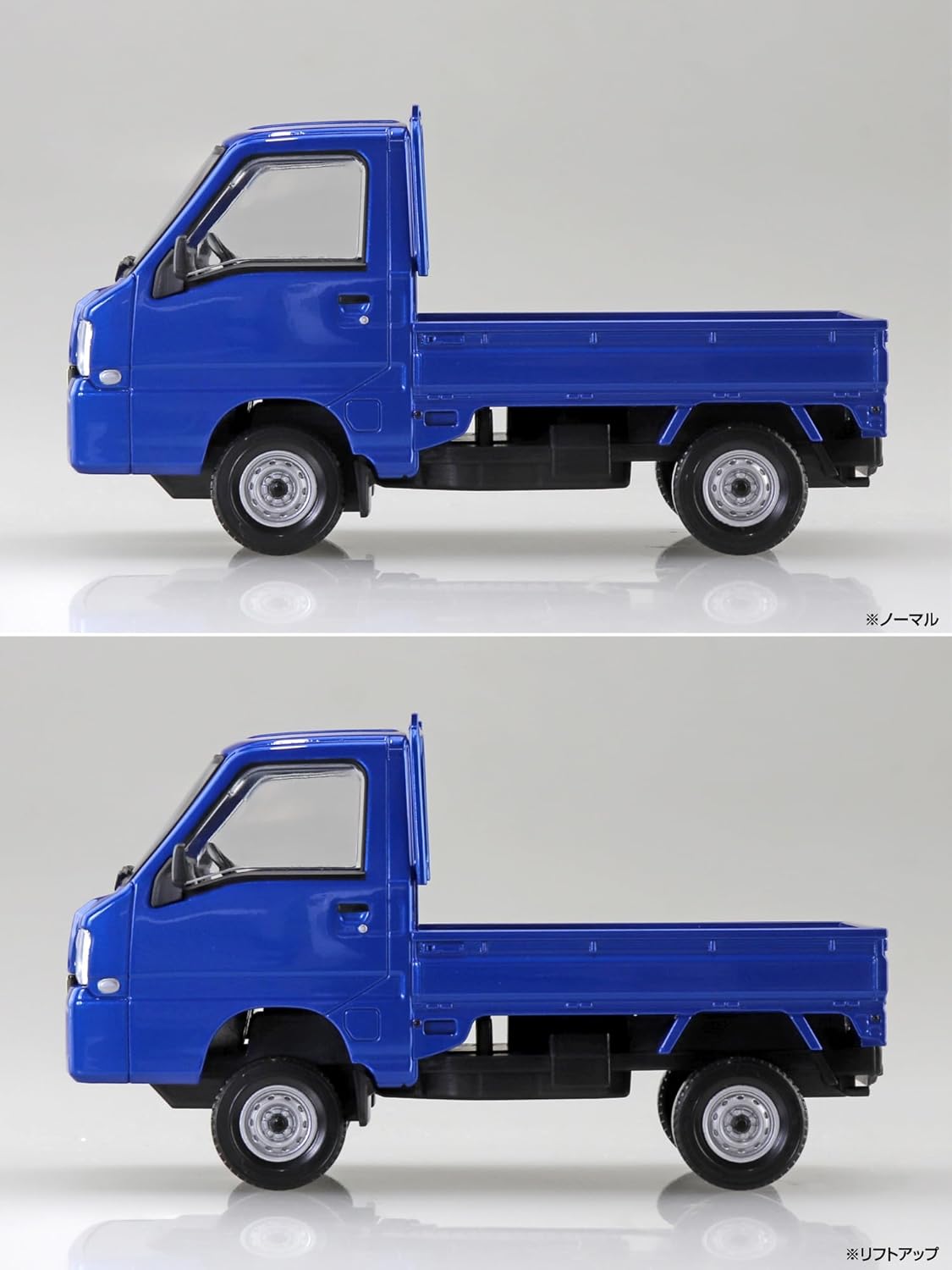 Aoshima 065778 1/32 Raku Plastic Snap Kit No.05-WB Subaru Sambar Truck WR Blue Limited - BanzaiHobby