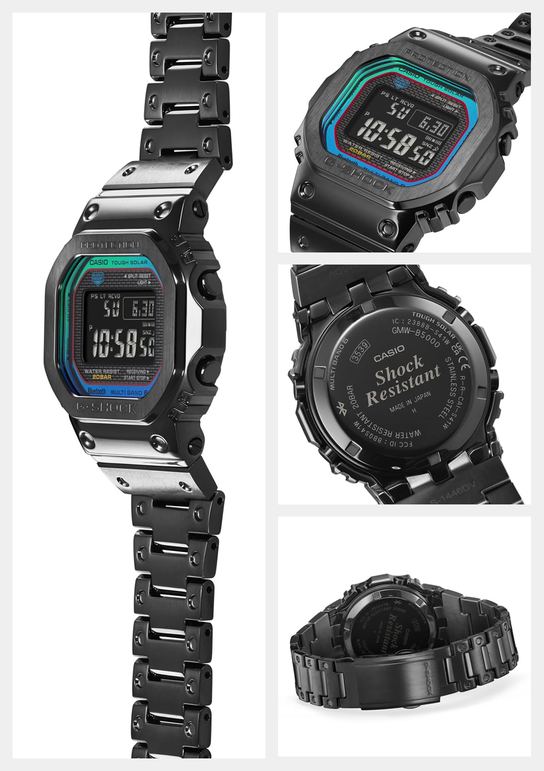 [Casio] G-Shock Watch [Domestic Genuine Product] GMW-B5000BPC-1JF Men's Black - BanzaiHobby