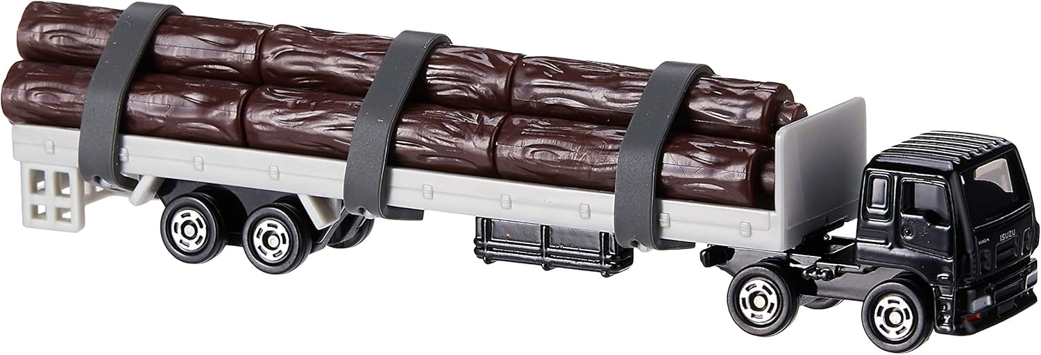 Tomica No. 125 Isuzu Giga timber transport vehicle
