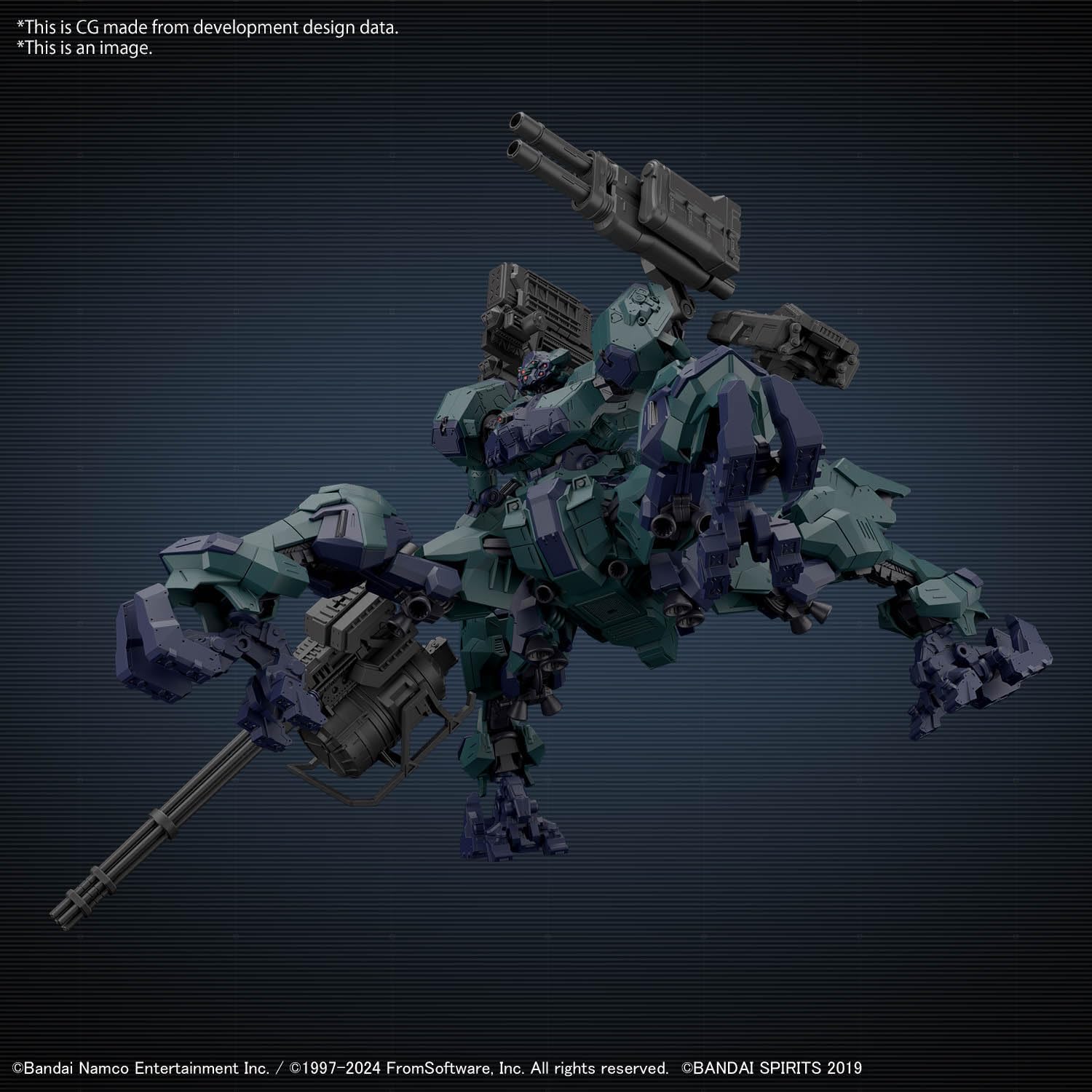 Bandai 30MM AC04 Armored Core VI Fires of Rubicon Balam Industries BD-011 Melander Liger Tail - BanzaiHobby