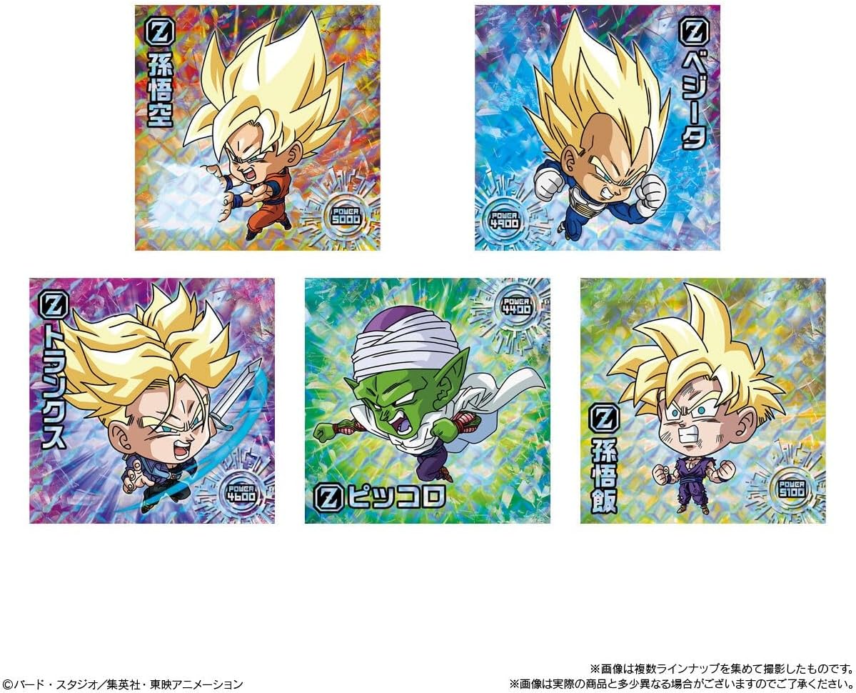 Bandai Dragon Ball Super Warrior Sticker Wafer Super 10th Anniversary of Unbelievable Gratitude (1Box 20pcs) - BanzaiHobby