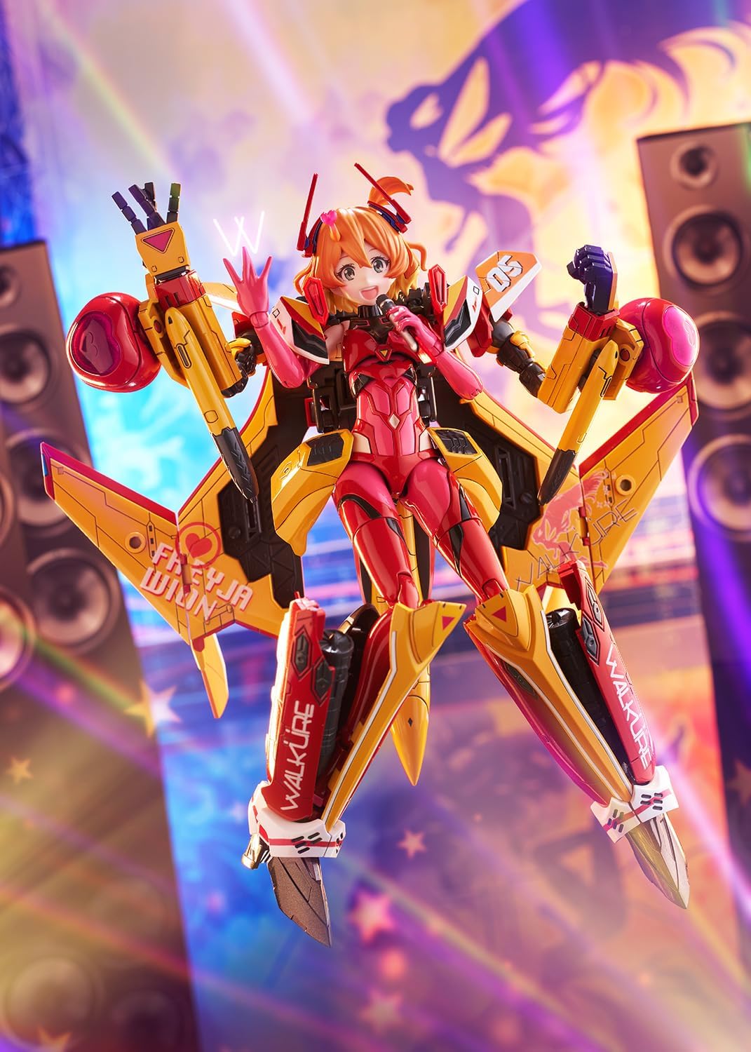 Aoshima ACKS MC-14 Bunka Kyozai VFG Macross Delta VF-31J Siegfried Freya Vion Total Height Approx. 5.6 inches (143 mm), Color Coded - BanzaiHobby
